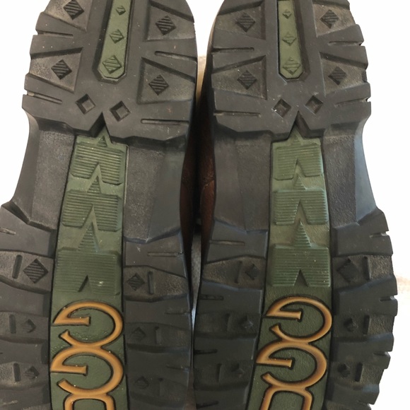 UGG Brown Leather Boots - Picture 5 of 8